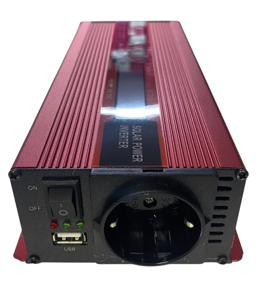 Epilons 12v 2000w Modifiye Sınus İnverter 220v Dijital Göstergeli- Taşınabilir Güç Kaynağı - 8