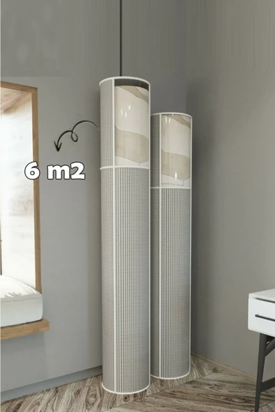 6 Lı Paket Hava Geçiren Özellikli Pvc Pencereli Halı Kılıfı Hurcu (6 M2) - 2
