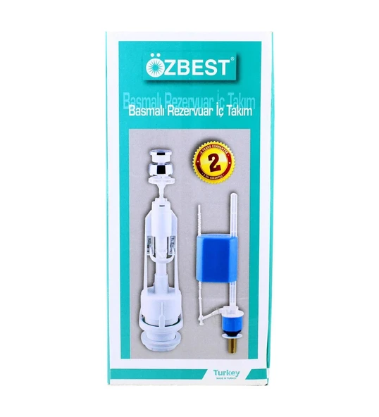 Özbest Su Tasarruflu Basmalı Klozet Rezervuar İç Takımı - Uyumlu Ve Dayanıklı - 1