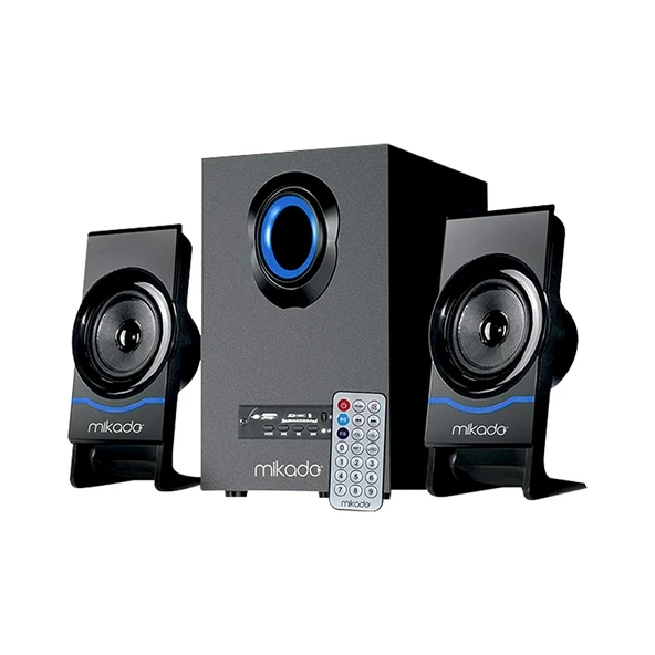 Mıkado Md-1700bt 2+1 Siyah Usb+sd+fm+bt Destekli Uklı Multımedıa Speaker - Hoparlör - 1