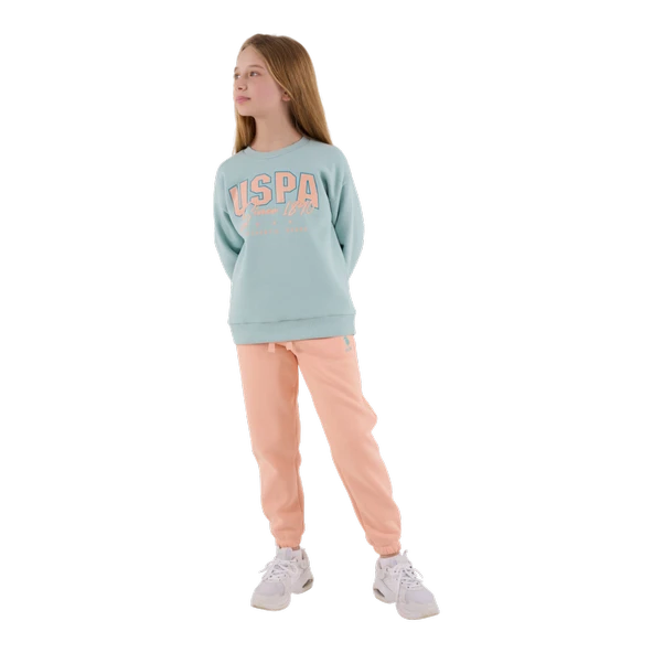 Kız Çocuk Yeşil Eşofman Takım US2315-4 ürün görseli 1