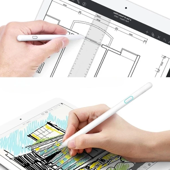 Evrensel Tablet Ve Dokunmatik Telefonlarla Uyumlu Hassas Çizim Ve Tasarım Kalemi - 3