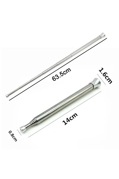 Teleskopik Ateş Başlatıcı Outdoor Üfleme Borusu 63 Cm - 8