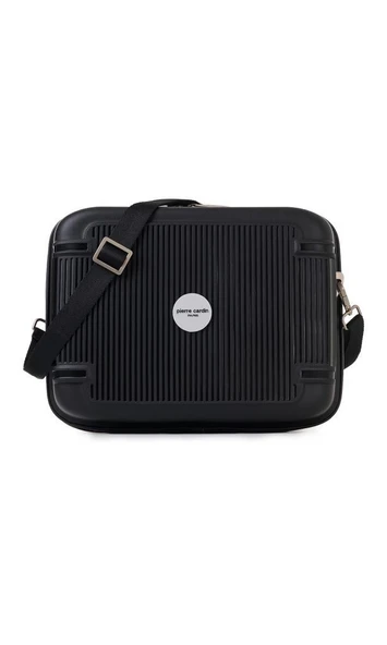 Pierre Cardin Seyahat Kozmetik Çantası Valiz Uyumlu Siyah 04PCMKY7070-S