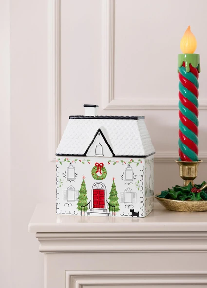 The Mia Dekoratif Led Işıklı Yılbaşı Mumu 18x17x45 cm - Resim 6