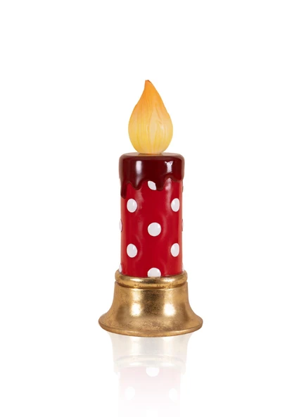 The Mia Dekoratif Led Işıklı Yılbaşı Mumu 25x25x55 cm ürün görseli 1