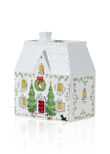 The Mia Dekoratif Led Işıklı Yılbaşı Evi 14x9x17 cm ürün görseli 1