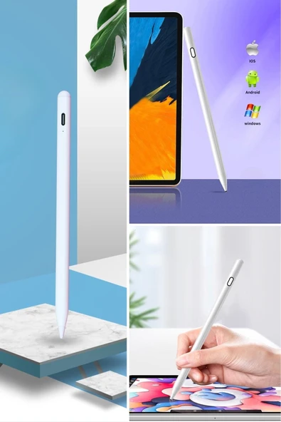 Evrensel Tablet Ve Dokunmatik Telefonlarla Uyumlu Hassas Çizim Ve Tasarım Kalemi - 8