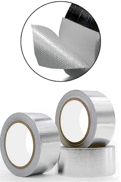 Yüksek Sıcaklık Dayanan Su Geçirmez Çatı Boru Duvar Çatlak Yapışkan Bant Folyo 5 Mt X 10 Cm - 6