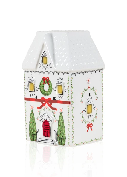 The Mia Dekoratif Led Işıklı Yılbaşı Evi 11x9x18 cm ürün görseli 1