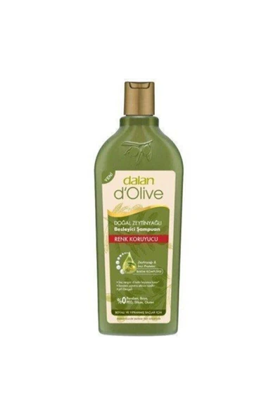 Dalan D Olive Renk Koruyucu Doğal Zeytinyağlı Besleyici Şampuan 400 ml ürün görseli