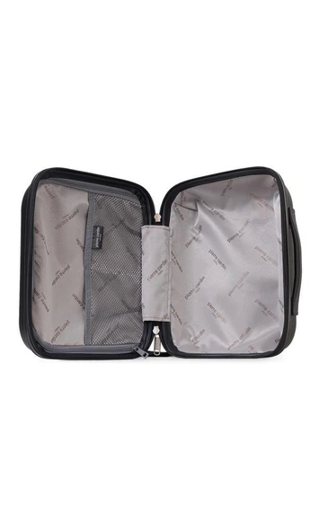 Pierre Cardin Seyahat Kozmetik Çantası Valiz Uyumlu Siyah 04PCMKY7070-S - 2