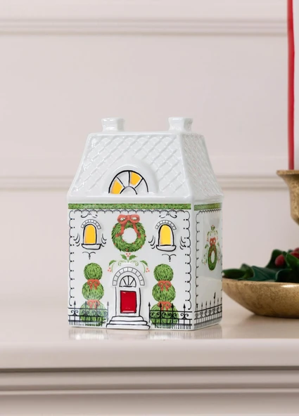 The Mia Dekoratif Led Işıklı Yılbaşı Evi 10x7x15 cm - Resim 3