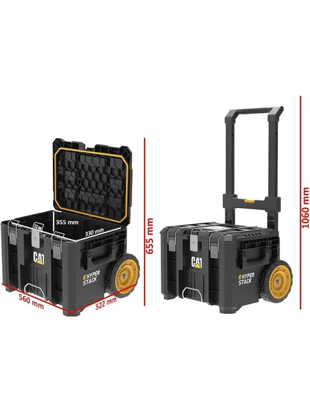 Worx DA41004 60 lt Ağır Hizmet Takım Çantası - 3