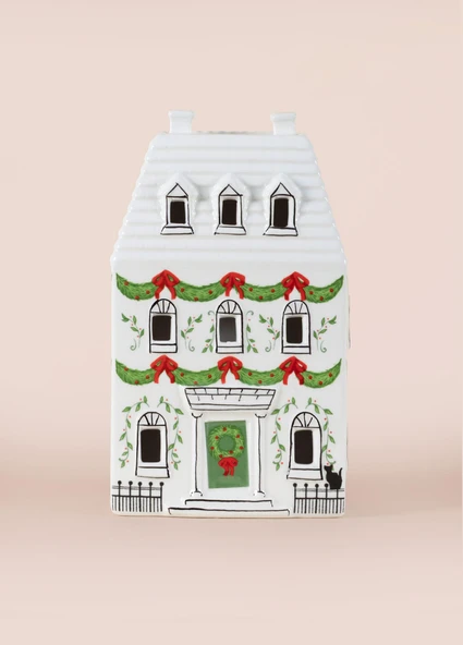 The Mia Dekoratif Led Işıklı Yılbaşı Evi 12x7x19 cm - Resim 9