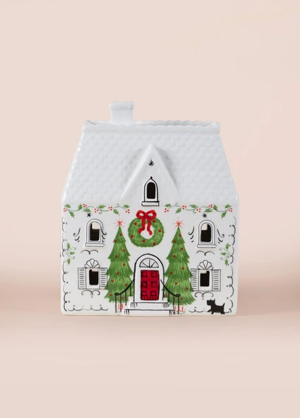 The Mia Dekoratif Led Işıklı Yılbaşı Evi 14x9x17 cm - Resim 8