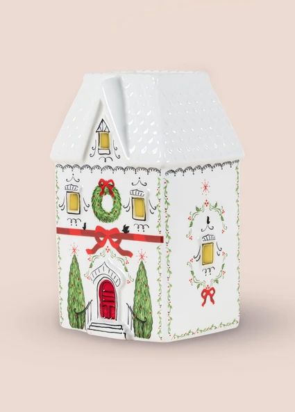 The Mia Dekoratif Led Işıklı Yılbaşı Evi 11x9x18 cm - Resim 9