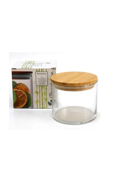 Bamboo Kapaklı Kavanoz 700 ml Fma05129 - 1