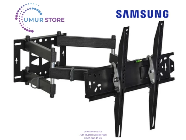 Samsung UE65U8000 65” inc 4K UHD Smart Uydu Alıcılı TV Hareketli Televizyon Duvar Askı Aparatı