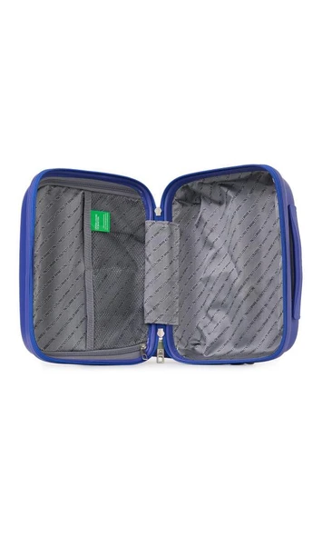 Benetton Seyahat Kozmetik Çantası Valiz Uyumlu Mavi 14BNTMKY1000-M - Resim 2