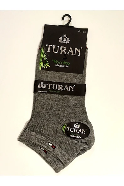Monalisa Home Gri Renk Elastik Bambu Erkek Çorap ürün görseli 1