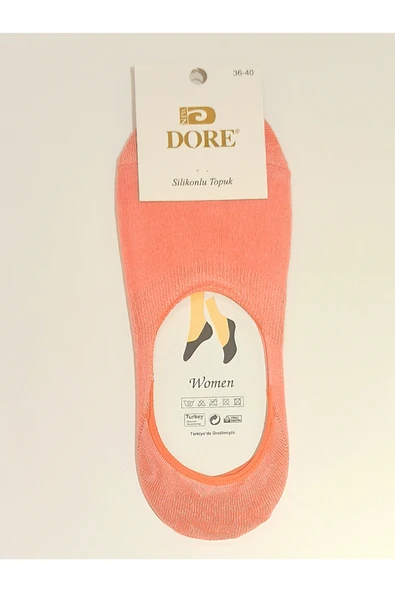 Monalisa Home Bambu Yavruağzı Renk Silikonlu Topuk 36-40 Kadın Çorap ürün görseli 1