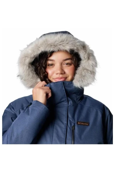 Columbia Suttle Mountain Long Insulated Kadın Mont - Resim 3