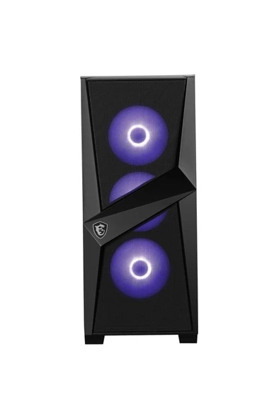 MSI Mag Forge 101m Temperli Camlı 4x120mm Rgb Fanlı Mid Tower Gaming Kasa
