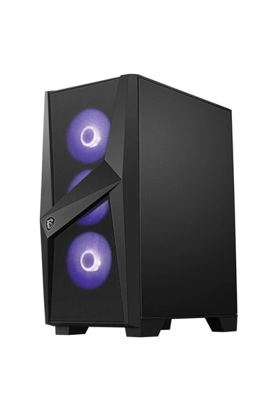 MSI Mag Forge 101m Temperli Camlı 4x120mm Rgb Fanlı Mid Tower Gaming Kasa - 2