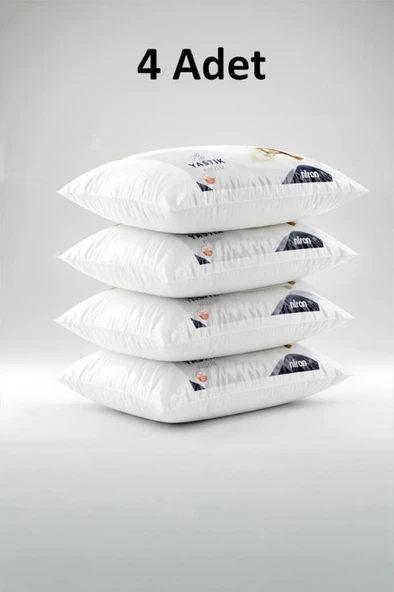 Niron 4’lü Silikon Yastık Seti – 50x70 cm, 700 gr, Mikrofiber Kumaş, Yumuşak Destek ürün görseli