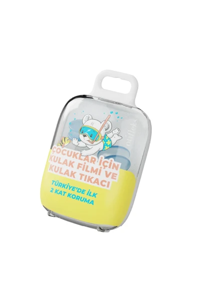 OTİFLEKS Otiflex Çocuklar için Kulak Filmi- Kulak Tıkacı -Sarı - 1