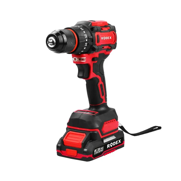 Rodex Akülü Darbeli Matkap 2.0 AH LI-ON Çift Batarya RDX3405 - 1