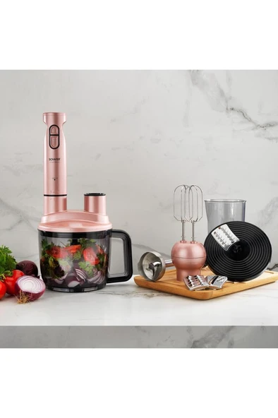 Elektro Mega Set 4 Lü Rosegold - Resim 3