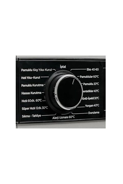 Vestel KCMI 98142 G WiFi 1400 Devir 9 kg / 6 kg Kurutmalı Çamaşır Makinesi - 6