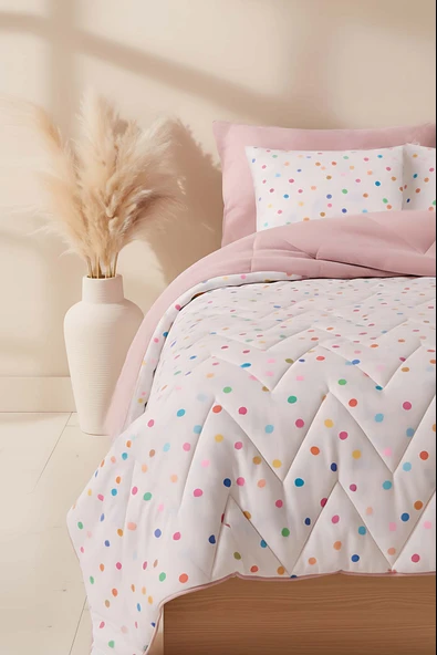 Rivaİstanbul Bonny Çift Kişilik Pamuklu Kapitone Pike & Yatak Örtüsü ürün görseli