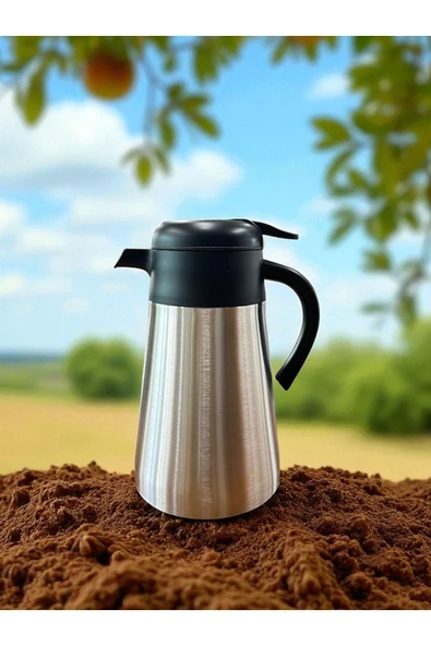1,5 Litre İçi Dışı Çelik Termos Yeni Model - Resim 3