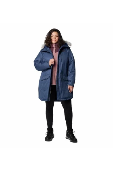 Columbia Suttle Mountain Long Insulated Kadın Mont - Resim 2