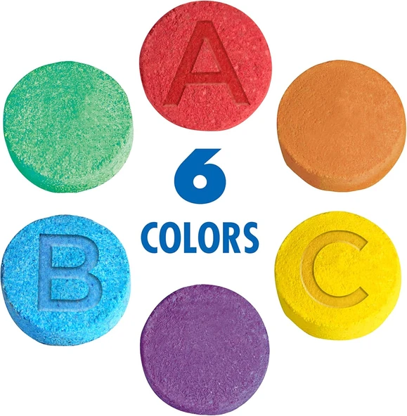 Mr. Bubble Fizzy Tub Colors Banyo Suyu Boyama Tabletleri - Resim 3