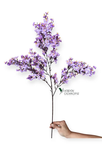 Yoğun Çiçekli Yapay Japon Sakura Bahardalı Demeti 75 cm - Resim 7