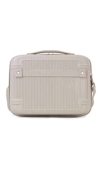 Pierre Cardin Seyahat Kozmetik Çantası Valiz Uyumlu Gri 04PCMKY7070-GR - 3