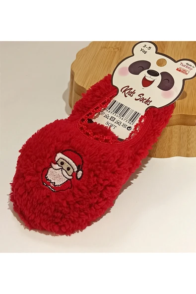 Monalisa Home 3-5 Yaş Gösterişli Yumoş Kırmızı Renk  Çocuk Patik Çorap ürün görseli
