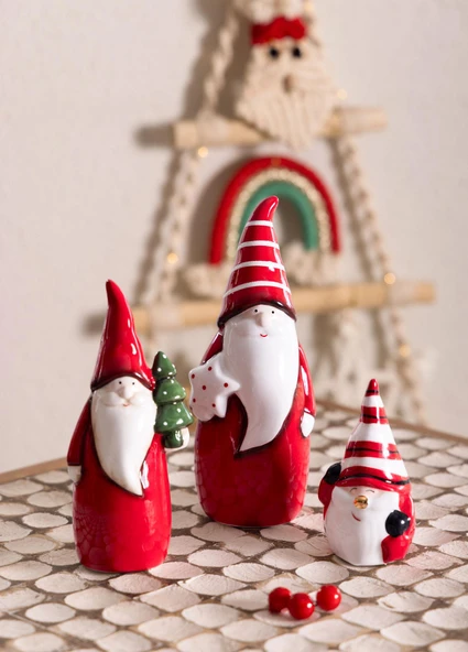 The Mia Dekoratif Yılbaşı Süsü Şanş Cücesi 7x6x17 cm - Resim 3