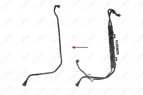 YAKIT BORUSU BRAKET HARIÇ OK ILE GÖSTERILEN HORTUM FIAT FIORINO KOMBI VAN 225 1.3 MTJ  51856583-51888457-51976033-52086574 ürün görseli