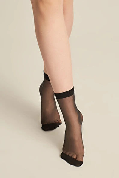 Monalisa Home Mat İnce 15 Den Siyah Renk Soket Çorap ürün görseli 1