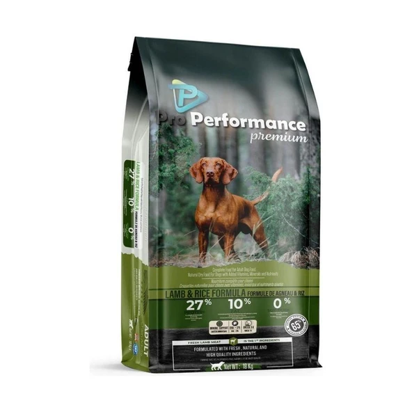 Pro Performance Premium Kuzulu ve Pirinçli Yetişkin Köpek Maması 18 kg ürün görseli 1