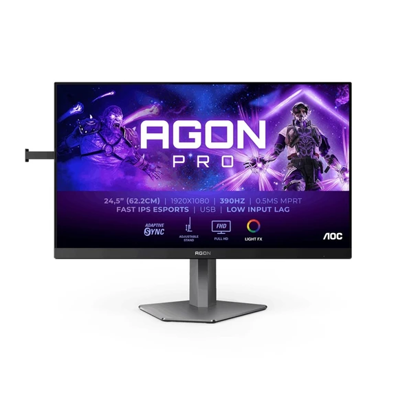 AOC AGON PRO AG256FS 24.5" 390Hz(OC) 0.3ms Pivot IPS Gaming Monitör(Ölü Pixel) - 1