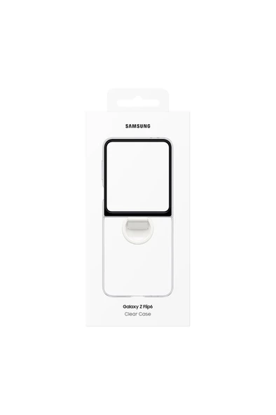 Samsung Galaxy Z Flip 6 Yüzüklü Şeffaf Kılıf Teşhir - 7