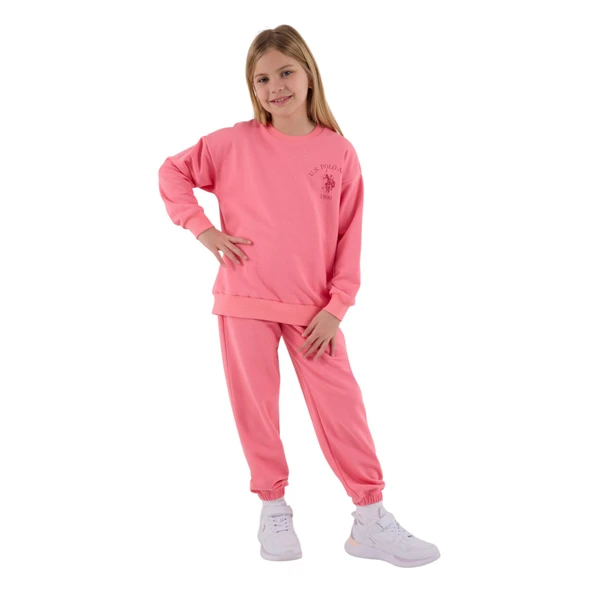 Kız Çocuk Pembe Eşofman Takımı ürün görseli 1