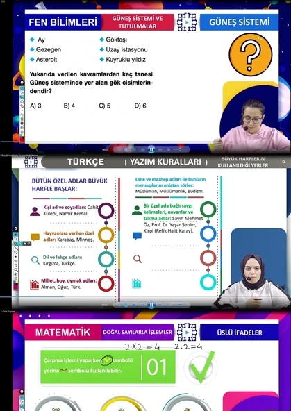 6. Sınıf Bursluluk Hazırlık Eğitim Seti (Online Ful Eğitim) - 2