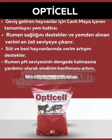 Royal  Opticell Canlı Maya Yem Katkı 25 Kg ürün görseli